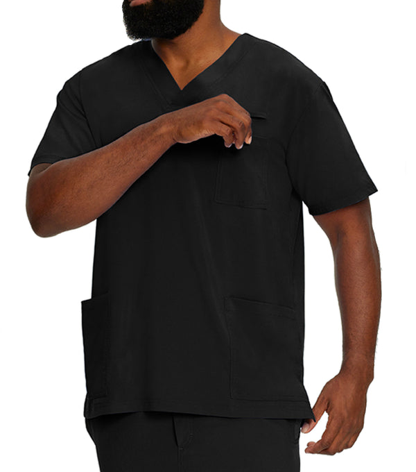 Uniform top V-neck with 3 pockets 2263 Black – Whitecross