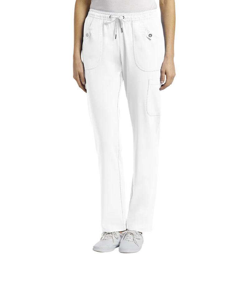 Pantalon Cargo à Taille Élastique Blanc 309 – Whitecross