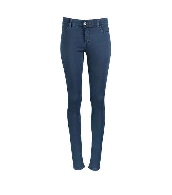 Pantalon en jean coupe slim pour femme bleu foncé - Task