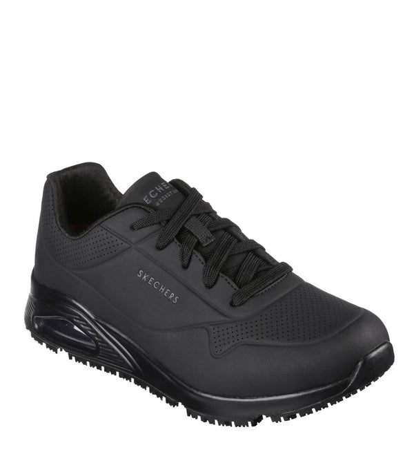Shoes Relaxed Fit Uno - Men - Black - Skechers