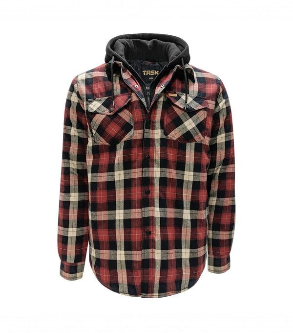 Flannel Hoodie with Insulation - Task