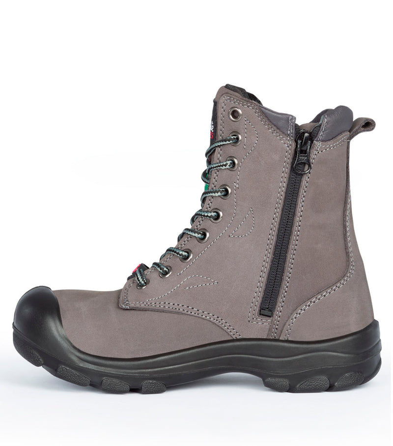 8" Work Boots S558 Gray, Women - Pilote & Filles