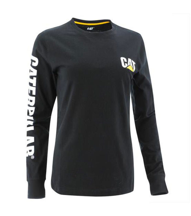 Women's Trademark Banner Long Sleeve T-shirt 1010016 - Caterpillar 