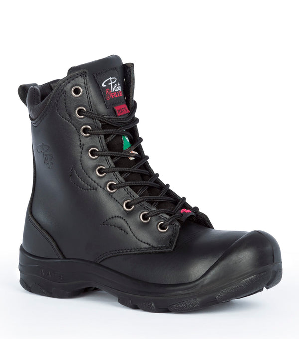 Work Boots S552 in Full Grain Leather - Pilote & Filles