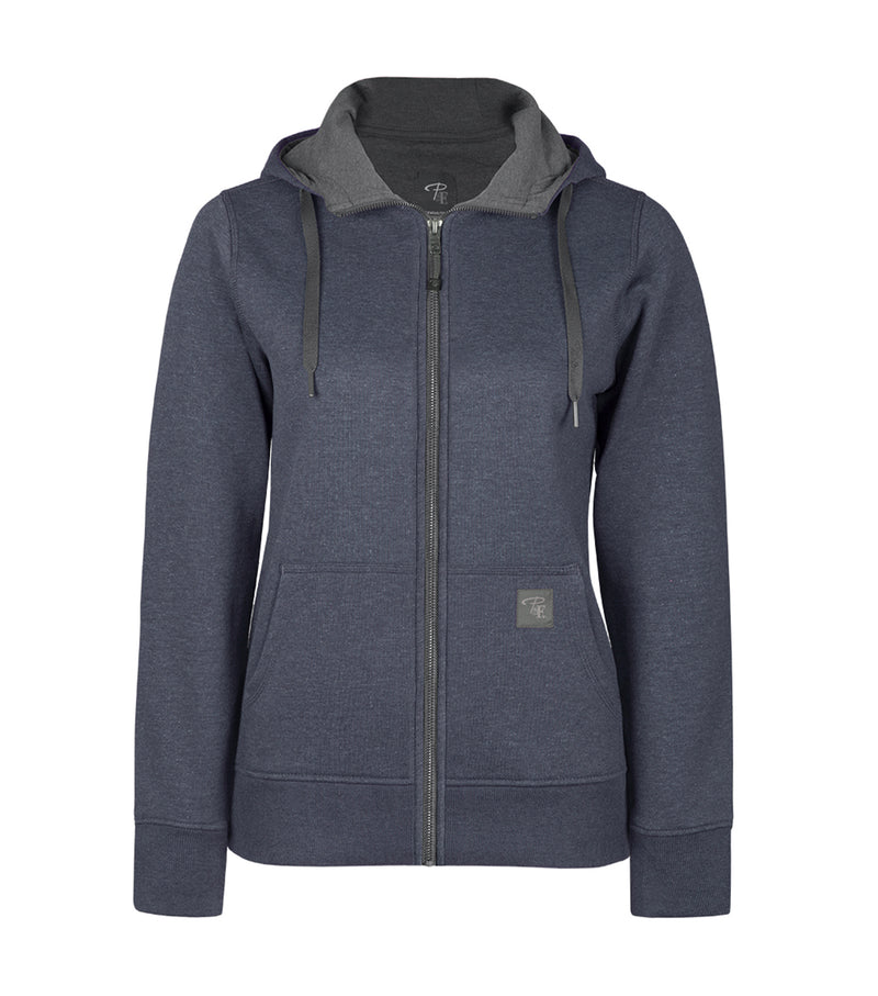 Cotton Hoodie with Clasp 464 Blue - Pilote et Filles