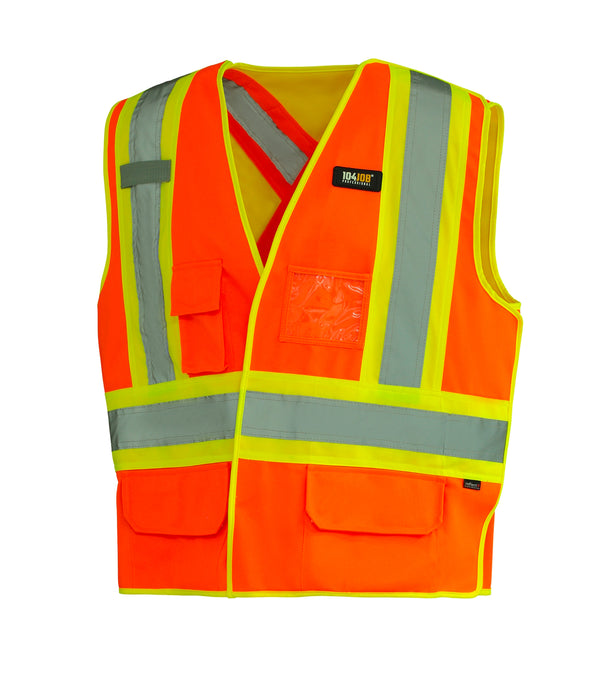 Orange High Visibility Safety Jacket - Blazer