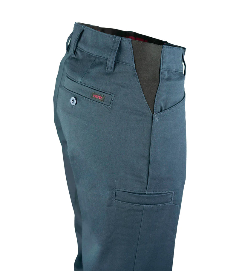 Ladies Stretch Cargo Work Pant Blue - Task