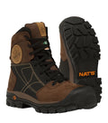 8'' Work Boots S638 with Rubber Outsole - Nat's