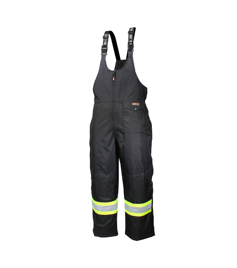 Overalls with 4" reflective stripes black - Blazer