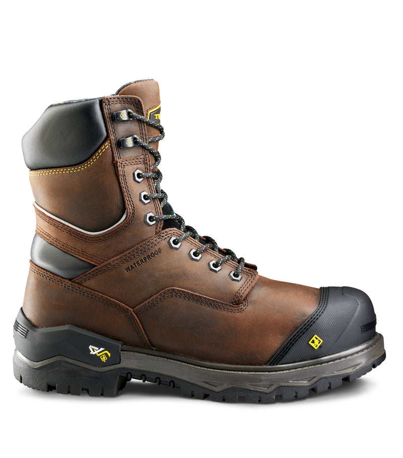 Bottes de sécurité imperméables 8" pour hommes Gantry LXI 400g - Terra