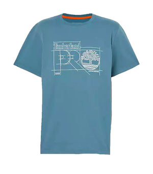 T-shirt Innovation Blueprint pour Homme Bleu - Timberland