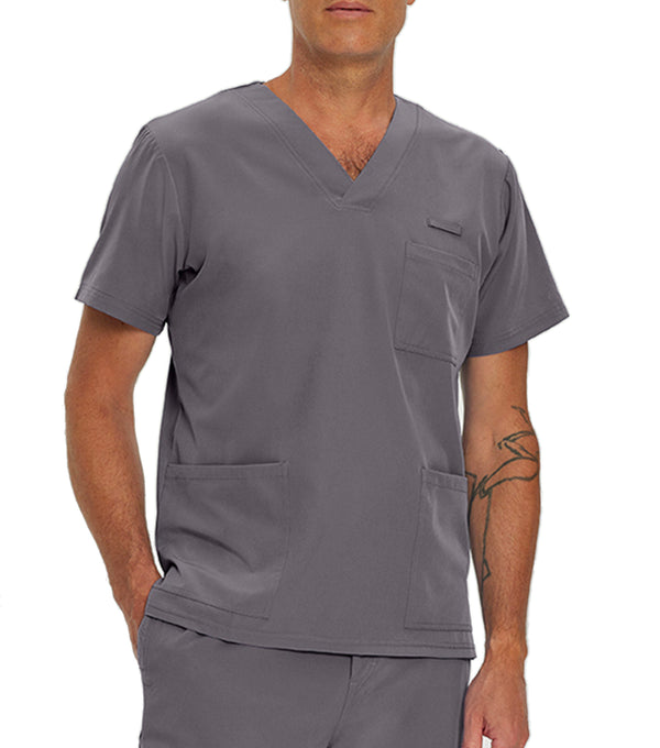 Haut d'uniforme Encolure en V à 3 poches 2263  Anthracite – Whitecross