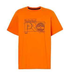 T-Shirt Innovation Blueprint Homme Orange - Timberland