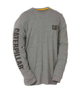 Men's Trademark Banner Long Sleeve T-Shirt Drak Grey - Caterpillar
