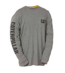 Men's Trademark Banner Long Sleeve T-Shirt Drak Grey - Caterpillar