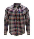 Men’s Vintage Yarn Dyed Plaid Shirt Orange - Task 