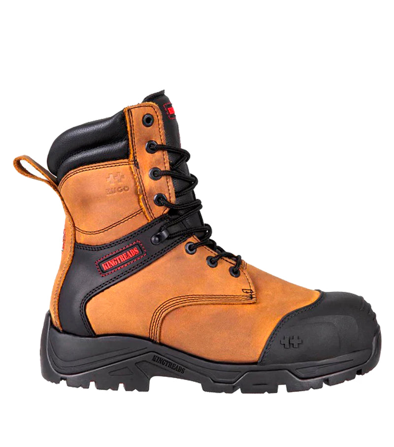 Bottes de travail 8'' Viking en cuir - Hugo Strong