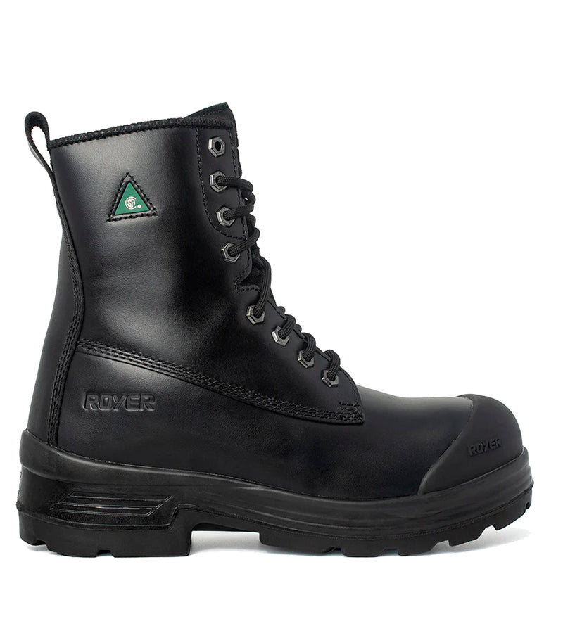 Bottes de travail 8'' 5002DD avec semelle en PU double densité - Royer