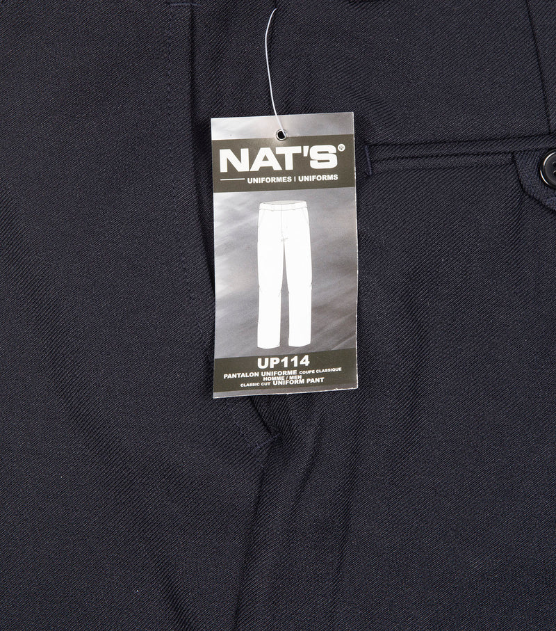 Pantalon uniforme bleu foncé en polyester - Nat's
