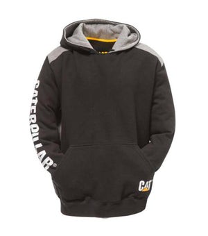 Logo Panel Hooded Sweatshirt 1910802-016 - Caterpillar 