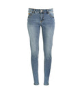 Ladies Slim Stretch Denim Pant Medium Blue - Task