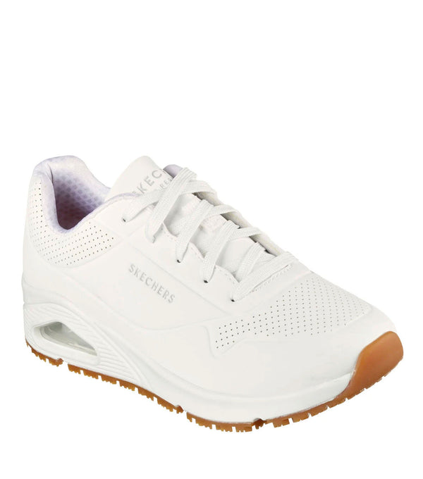 Souliers Relaxed Fit Uno - Femme - Blanc - Skechers